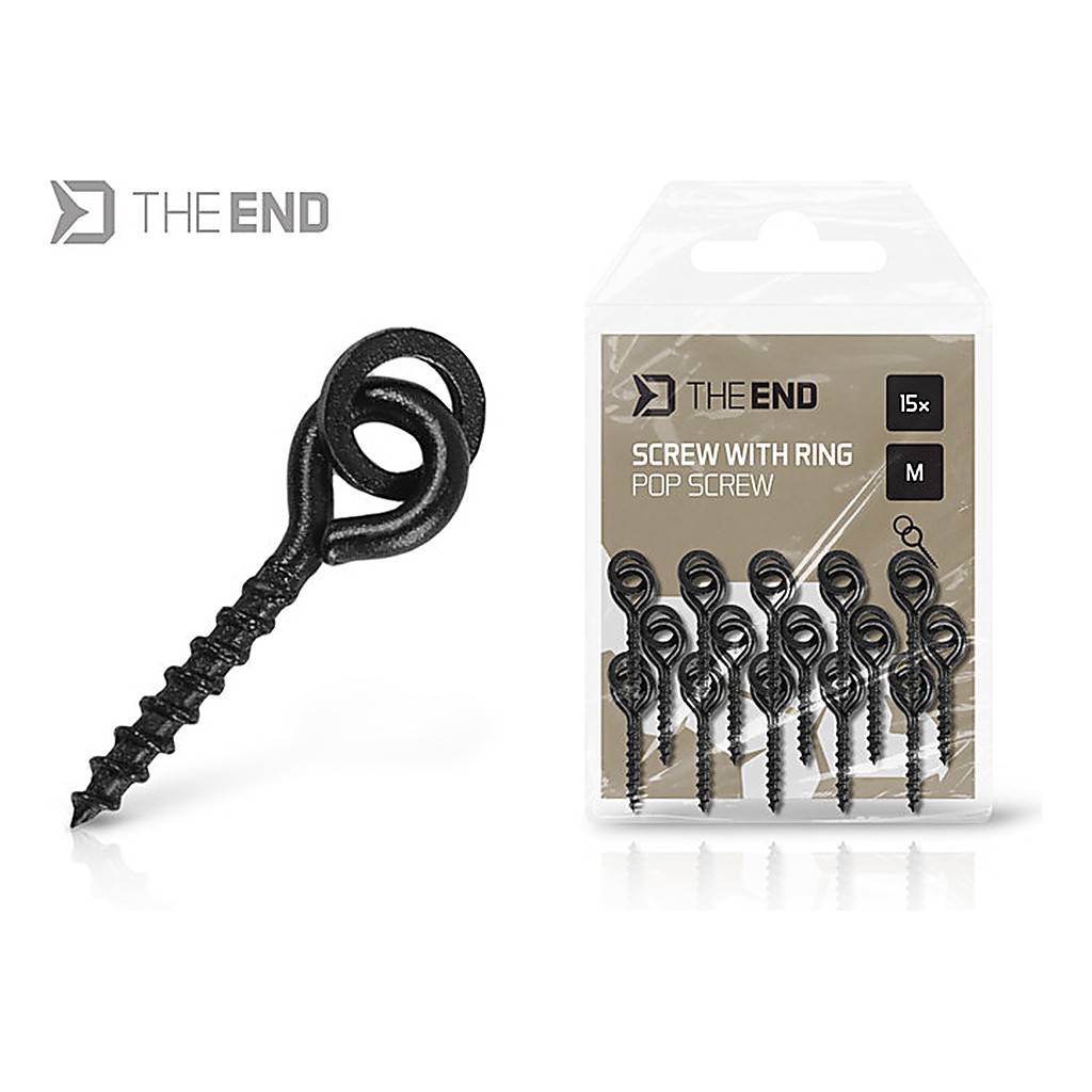Delphin Pop Screw with Ring 15-pack i gruppen Krok & Småplock / Riggtillbehör / Övriga Riggtillbehör hos Sportfiskeprylar.se (101005865r)