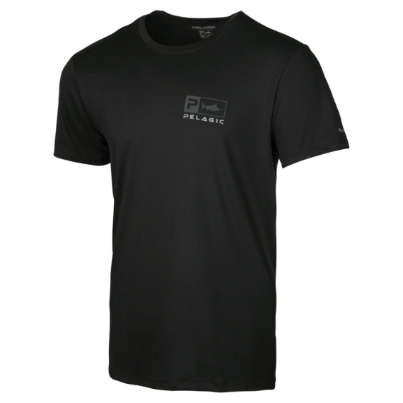 Pelagic Icon Premium UV Tee Black i gruppen Kläder / T-shirts hos Sportfiskeprylar.se (1014213000BLK-Lr)