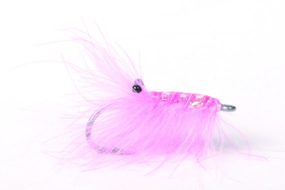 Runars CDC Reke, Pink #6 i gruppen Fiskedrag / Flugor / Streamers hos Sportfiskeprylar.se (101579GL)