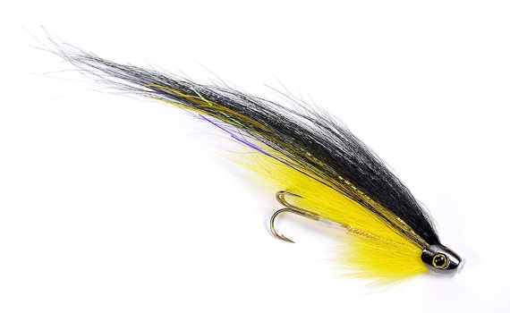 ScullRay - Black & Yellow i gruppen Fiskedrag / Flugor / Laxflugor hos Sportfiskeprylar.se (101883GLr)