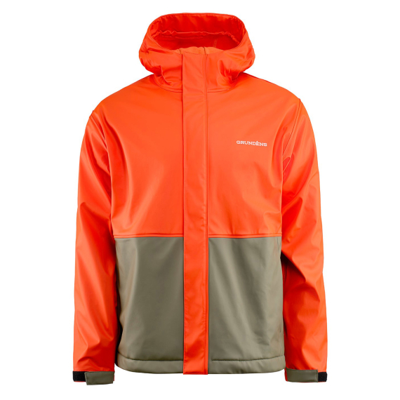 Grundéns Neptune Thermo Jacket Orange/Olive i gruppen Kläder & Skor / Kläder / Jackor / Regnjackor hos Sportfiskeprylar.se (10211-811-0013r)
