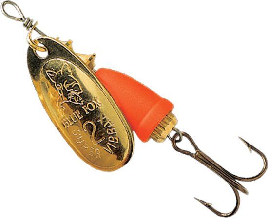 Blue Fox Vibrax Fluorescent BFF Nr 4 GFR i gruppen Fiskedrag / Spinnare hos Sportfiskeprylar.se (102206NO)