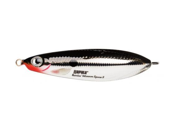 Rapala Minnow Spoon Rattlin 8 cm CH i gruppen Fiskedrag / Skeddrag hos Sportfiskeprylar.se (102321NO)