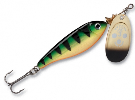 Blue Fox Vibrax Minnow Super BFMSV Nr 2, GP i gruppen Fiskedrag / Spinnare / Inlinespinnare hos Sportfiskeprylar.se (102776NO)