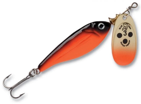 Blue Fox Vibrax Minnow Super BFMSV Nr 2, SRB i gruppen Fiskedrag / Spinnare / Inlinespinnare hos Sportfiskeprylar.se (102781NO)