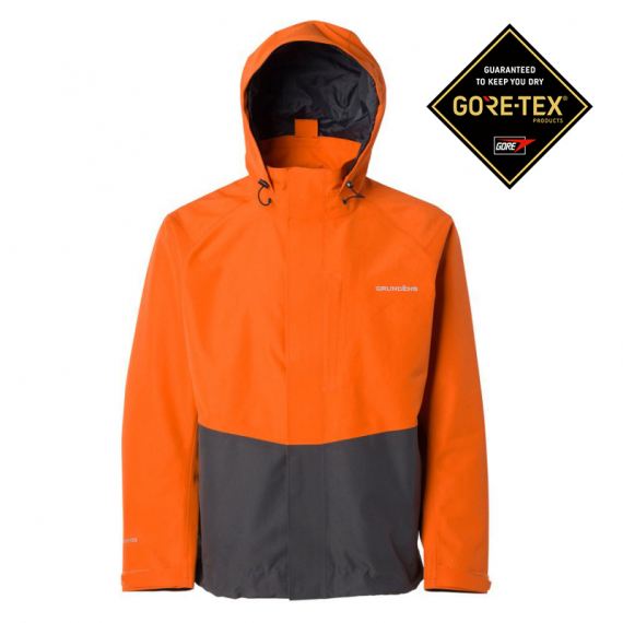 Grundéns Downrigger Gore-tex Jacket Burnt Orange i gruppen Kläder & Skor / Kläder / Jackor / Skaljackor hos Sportfiskeprylar.se (10317-801-0013r)