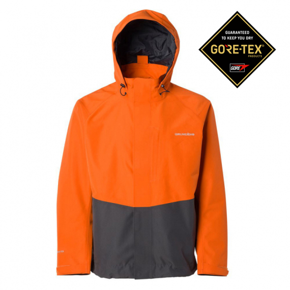 Grundéns Downrigger Gore-tex Jacket Burnt Orange - S i gruppen Kläder & Skor / Kläder / Jackor / Skaljackor hos Sportfiskeprylar.se (10317-801-0013)