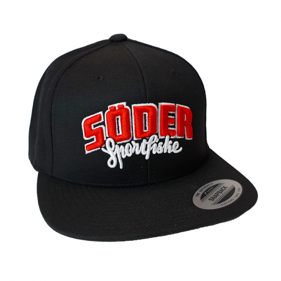 Söder Sportfiske Snapback Black - Original Logo i gruppen Kläder & Skor / Kepsar & Huvudbonader / Kepsar / Snapbackkepsar hos Sportfiskeprylar.se (103545674878-OL)