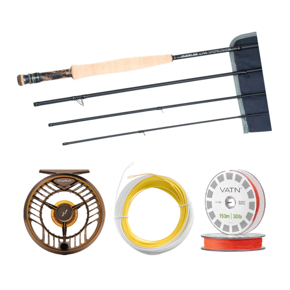 Guideline LPX Tactial Dry Fly Taper+ Flugset - 9\' #6 i gruppen Fiskeset / Flugfiskeset / Flugfiskeset Enhands hos Sportfiskeprylar.se (106478GL2026DRYFLY)