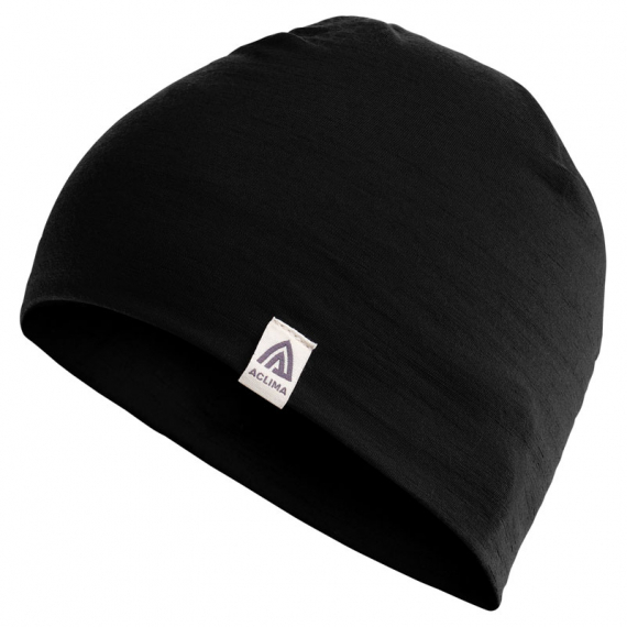Aclima LightWool Relaxed Beanie Jet Black Onesize i gruppen Kläder & Skor / Kepsar & Huvudbonader / Mössor hos Sportfiskeprylar.se (107282)