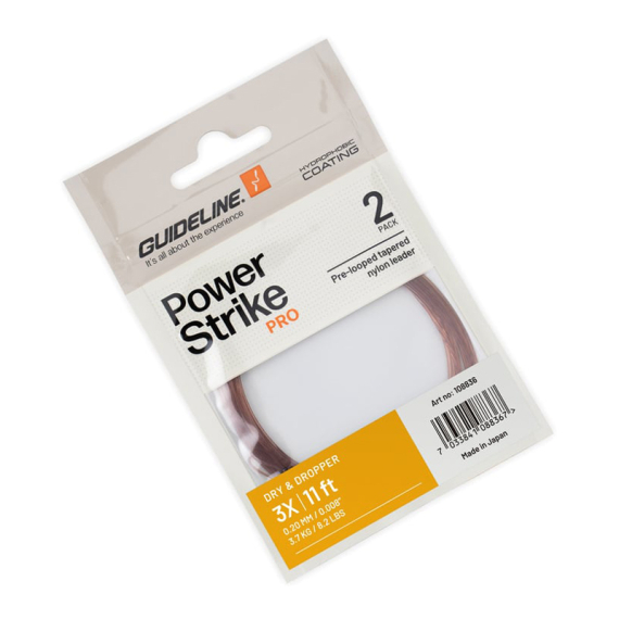 Guideline Dry & Dropper Leader 11\' i gruppen Krok & Småplock / Tafsar & Tafsmaterial / Färdiga Tafsar / Taperade Flugfisketafsar hos Sportfiskeprylar.se (108836GLr)