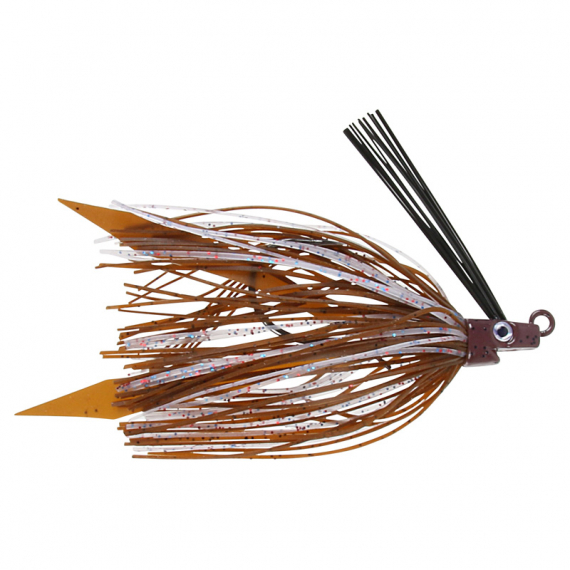 Pig Digger Swim Jig 15g - Motoroil Pepper i gruppen Fiskedrag / Jigs hos Sportfiskeprylar.se (11-SD15-MOP)