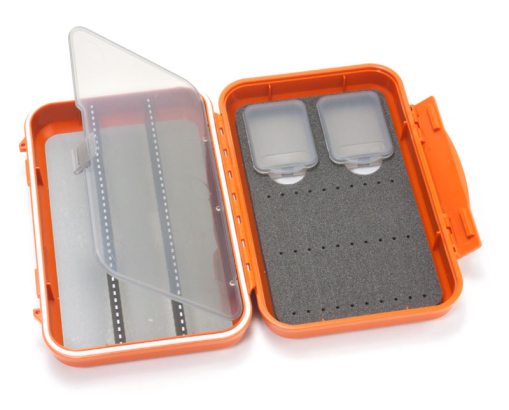 C&F Medium 2-Row WP Tube Fly Case w 3 Comp (CF-2403V) Burnt Orange i gruppen Förvaring / Boxar & Lådor / Flugaskar hos Sportfiskeprylar.se (1100181)