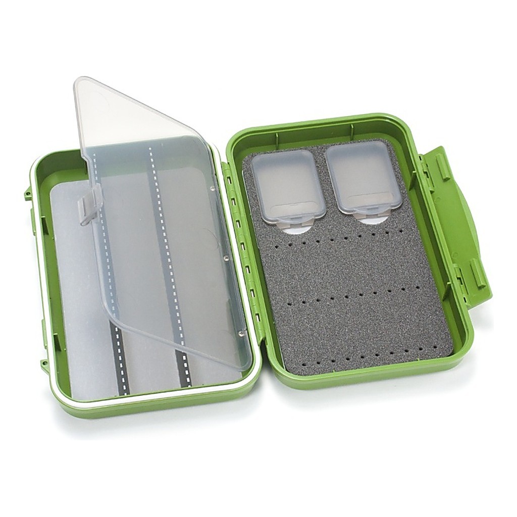 C&F Design Medium 2-Row WP Tube Fly Case w 3 Comp (CF-2403V) Olive i gruppen Förvaring / Boxar & Lådor / Flugaskar hos Sportfiskeprylar.se (1100182)