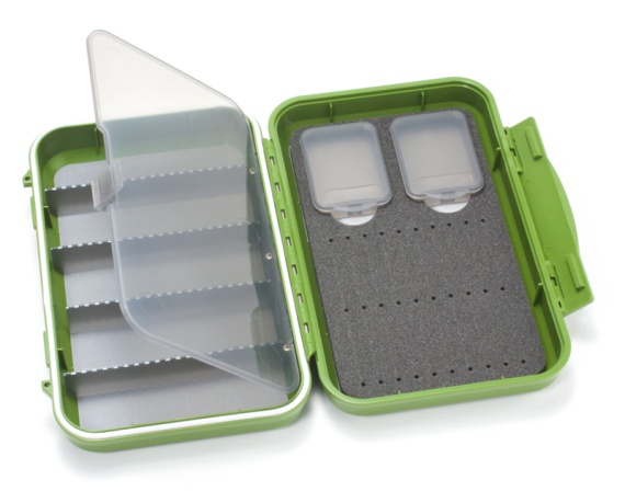 C&F Design Medium 2-Row WP Tube Fly Case w 5 Comp (CF-2405H) Olive i gruppen Förvaring / Boxar & Lådor / Flugaskar hos Sportfiskeprylar.se (1100184)