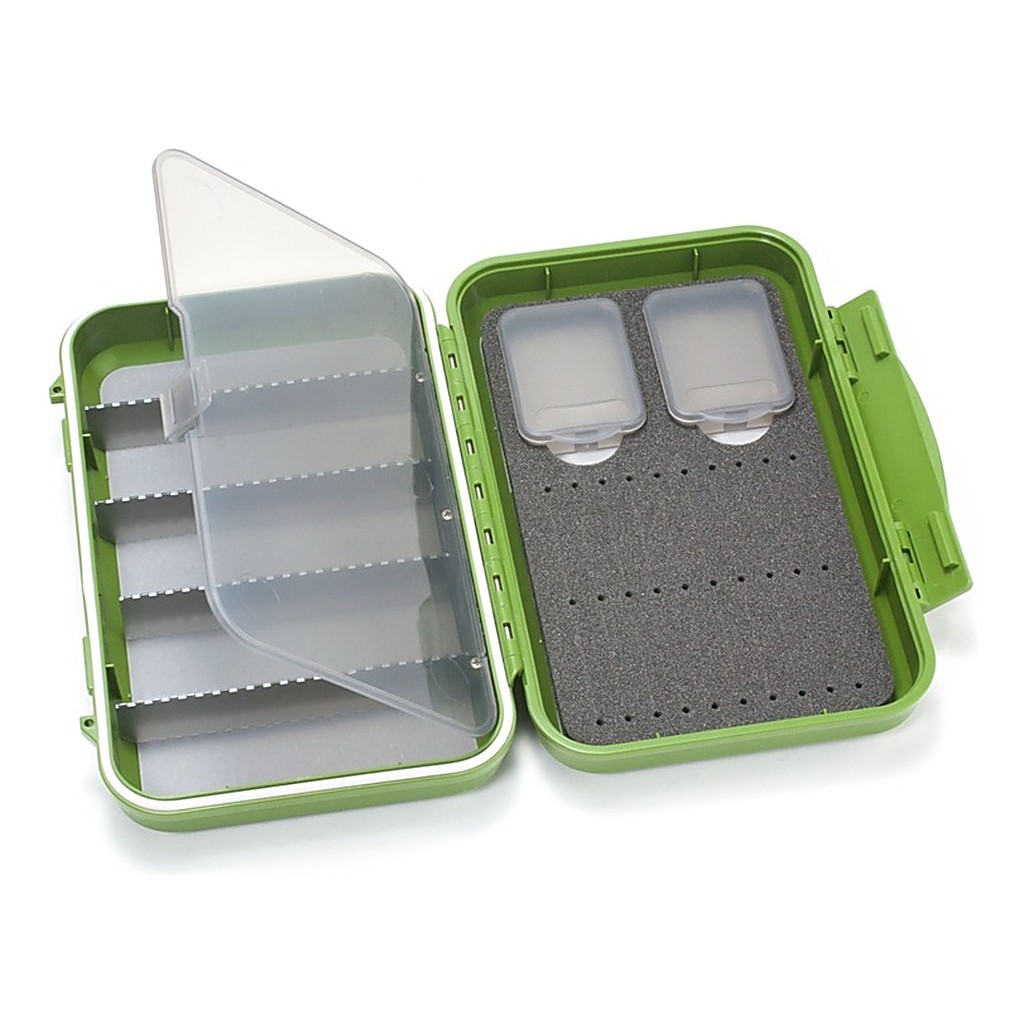 C&F Design Medium 2-Row WP Tube Fly Case w 5 Comp (CF-2405H) Olive i gruppen Förvaring / Boxar & Lådor / Flugaskar hos Sportfiskeprylar.se (1100184)