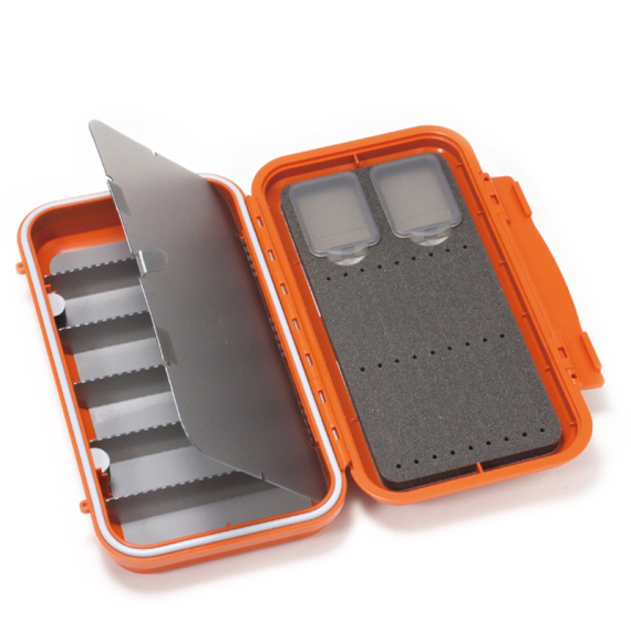 C&F Large 3-Row WP Tube Fly Case w 6 Comp (CF-3406H) Burnt Orange i gruppen Förvaring / Boxar & Lådor / Flugaskar hos Sportfiskeprylar.se (1100218)