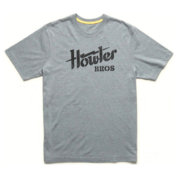 Howler T-Shirt Holwer Electric Stencil Grey Heather i gruppen Kläder & Skor / Kläder / T-shirts hos Sportfiskeprylar.se (110922S-GRE-Mr)