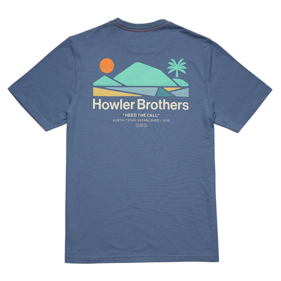 Howler Bros Bahía de Howler Blue Horizon i gruppen Kläder & Skor / Kläder / T-shirts hos Sportfiskeprylar.se (110926S-BAH-Sr)