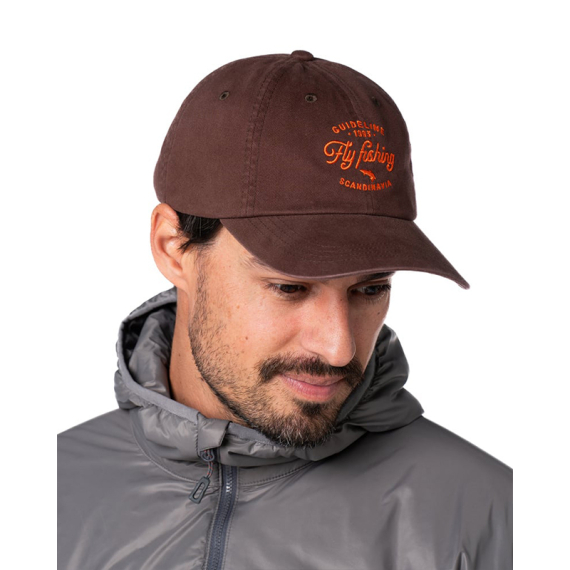 Guideline Fly Fishing Cap - Forest Brown i gruppen Kläder & Skor / Kepsar & Huvudbonader / Kepsar hos Sportfiskeprylar.se (111068GL)