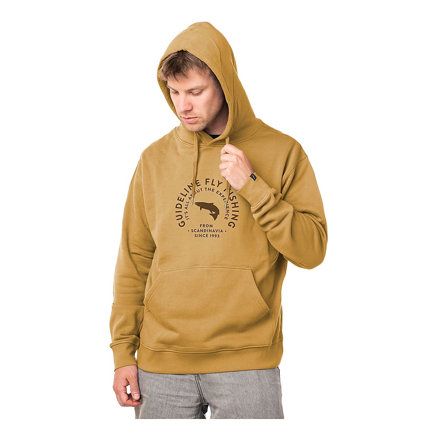 Guideline Scandi Hoodie Grain i gruppen Kläder & Skor / Kläder / Tröjor / Hoodies hos Sportfiskeprylar.se (111074GLr)