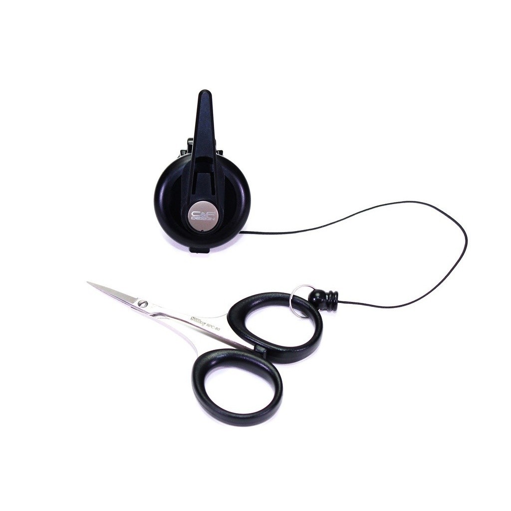 C&F Flex Pin-On Reel/Scissors (CFA-72WS) i gruppen Verktyg & Tillbehör / Pin-On-Reels hos Sportfiskeprylar.se (1120178)