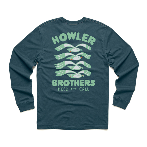 Howler Bro\'s Longsleeve T-Shirt Flocka Seagulls Key Largo i gruppen Kläder & Skor / Kläder / T-shirts hos Sportfiskeprylar.se (112025F-FLO-Sr)
