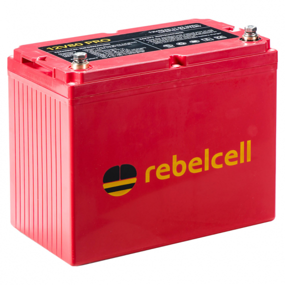 Rebelcell 12V80 Pro LifePo4 (1,01 kWh) i gruppen Marinelektronik & Båt / Marinbatterier & Laddare / Marinbatterier / Litiumbatterier hos Sportfiskeprylar.se (12080RELIBTA)