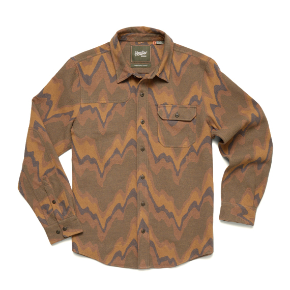 Howler Bro\'s Harker\'s Flannel Sediment Jacquard Camel i gruppen Kläder & Skor / Kläder / Skjortor hos Sportfiskeprylar.se (121025F-CAM-Sr)
