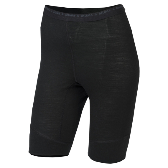 Aclima LightWool 140 Shorts Long W\'s Jet Black i gruppen Kläder & Skor / Kläder / Underställ & Underkläder / Underkläder hos Sportfiskeprylar.se (122321001-03r)