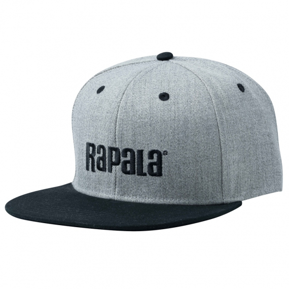 Rapala Cap Flat Brim Grey/Black i gruppen Kläder / Kepsar hos Sportfiskeprylar.se (123319NO)