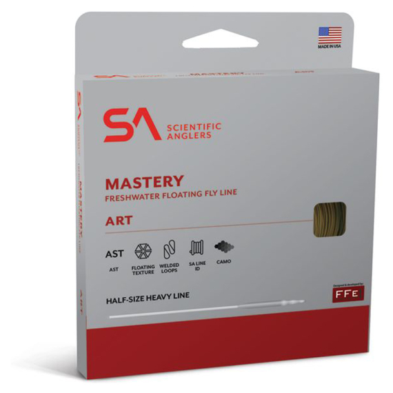 SA Mastery ART Tan/olive/camo tip WF i gruppen Fiskelinor / Flugfiskelinor / Enhandslinor hos Sportfiskeprylar.se (127561r)