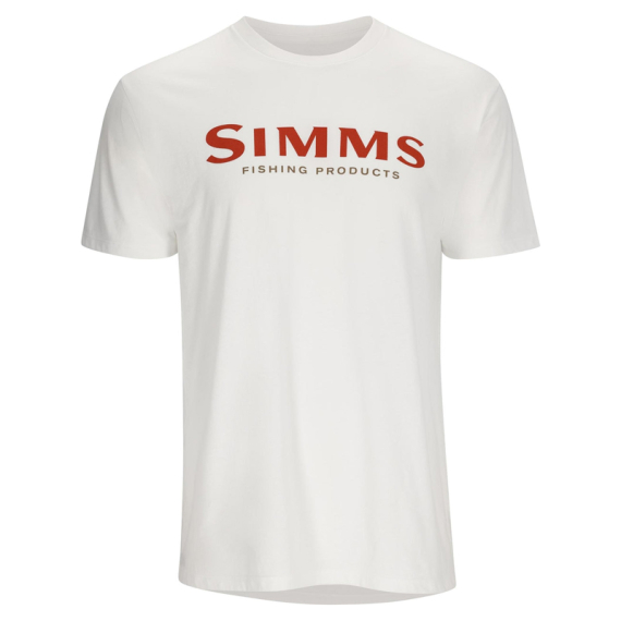 Simms Logo T-shirt White i gruppen Kläder & Skor / Kläder / T-shirts hos Sportfiskeprylar.se (12803-100-20r)