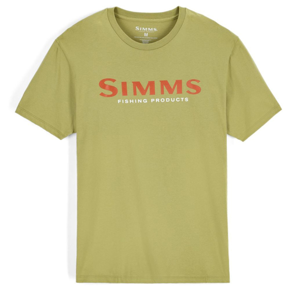 Simms Logo T-shirt Tent Green i gruppen Kläder & Skor / Kläder / T-shirts hos Sportfiskeprylar.se (12803-1347-20r)