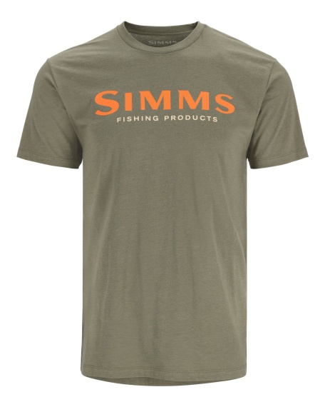 Simms Logo T-Shirt Military Heather i gruppen Kläder & Skor / Kläder / T-shirts hos Sportfiskeprylar.se (12803-914-20r)