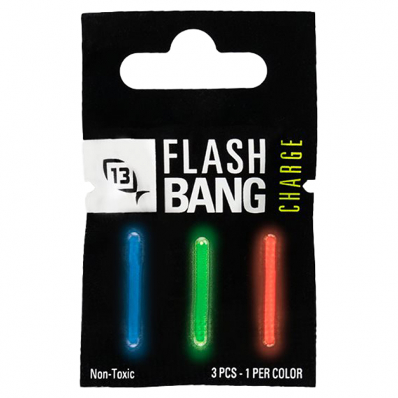 13 Fishing Lysstavar Refill Flash Bang (3-pack) Grön/Röd/Blå i gruppen Fiskedrag / Pimpelbeten / Blinkpirkar hos Sportfiskeprylar.se (129662NO)
