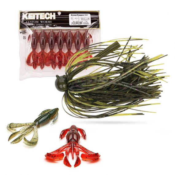 Crazy Flapper Jig Bundle i gruppen Fiskedrag / Betespaket / Betespaket Jiggar hos Sportfiskeprylar.se (12TFJCF)