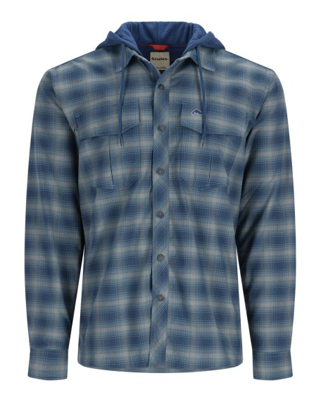 Simms Coldweather Hoody Neptune MC Plaid i gruppen Kläder & Skor / Kläder / Skjortor hos Sportfiskeprylar.se (13069-1122-20r)