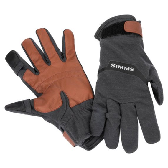 Simms LW Wool Tech Glove Carbon - M i gruppen Kläder & Skor / Kläder / Handskar & Vantar hos Sportfiskeprylar.se (13113-003-30)