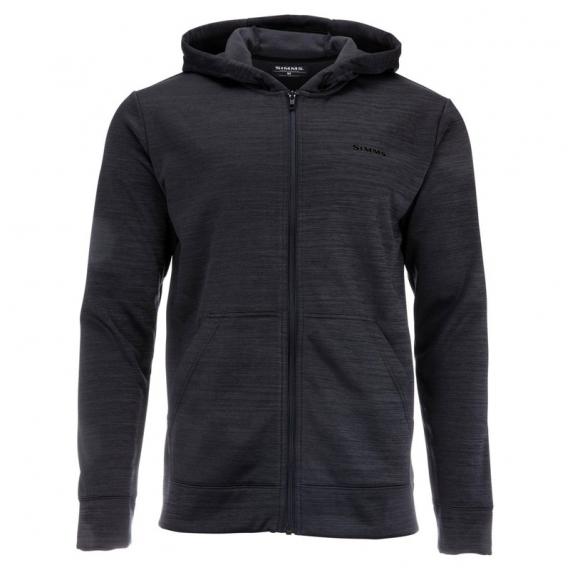 Simms Challenger Full-Zip Hoody Black Heather i gruppen Kläder & Skor / Kläder / Tröjor / Hoodies hos Sportfiskeprylar.se (13281-010-30r)