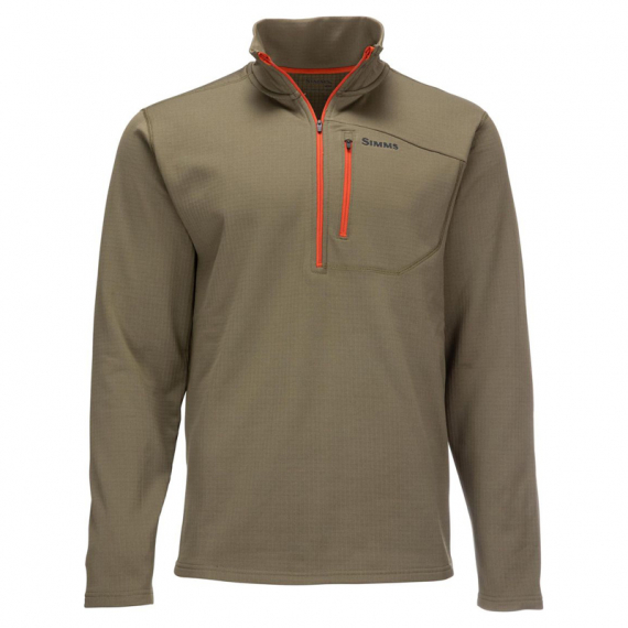 Simms Thermal 1/4 Zip Top Dark Stone i gruppen Kläder & Skor / Kläder / Tröjor / Sweatshirts hos Sportfiskeprylar.se (13314-781-30r)