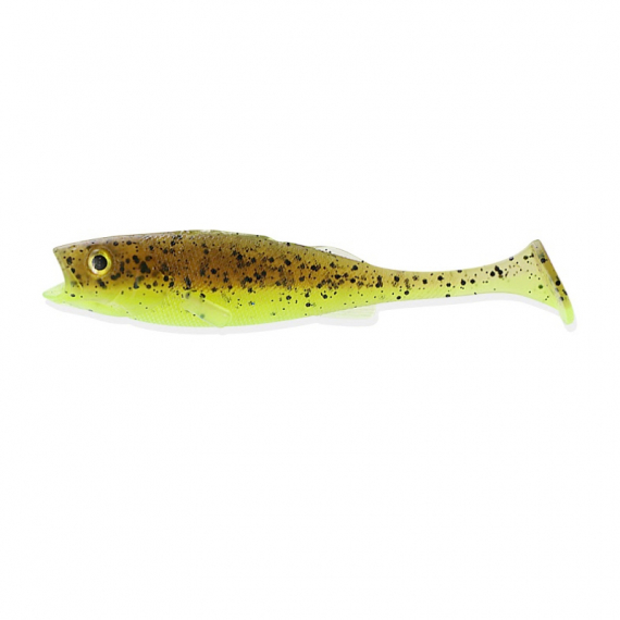 Köfi Perch - Green Pumpkin Chartreuse 18cm i gruppen Fiskedrag / Jiggar & Gummibeten / Gäddjiggar hos Sportfiskeprylar.se (133452)