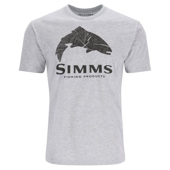 Simms Wood Trout Fill T-Shirt Grey Heather i gruppen Kläder & Skor / Kläder / T-shirts hos Sportfiskeprylar.se (13437-067-20r)