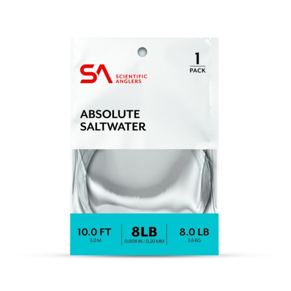 SA Absolute Saltwater Leader 10\' i gruppen Krok & Småplock / Tafsar & Tafsmaterial / Färdiga Tafsar / Taperade Flugfisketafsar hos Sportfiskeprylar.se (134613r)