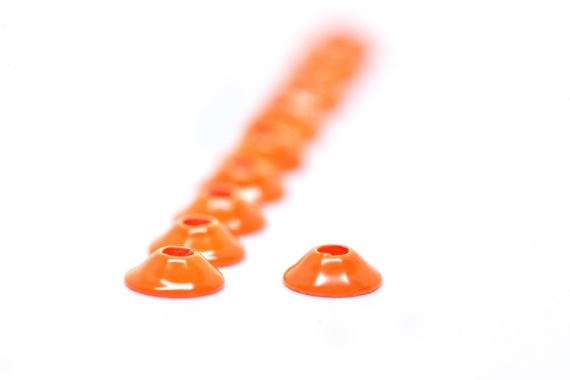 FutureFly Ufo Disc - Fl Orange i gruppen Krok & Småplock / Flugbindning / Flugbindningsmaterial / Förtyngning hos Sportfiskeprylar.se (1350-005)