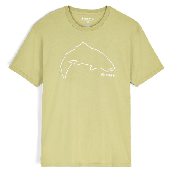 Simms Trout Outline T-Shirt Tent Green i gruppen Kläder & Skor / Kläder / T-shirts hos Sportfiskeprylar.se (13519-1347-20r)