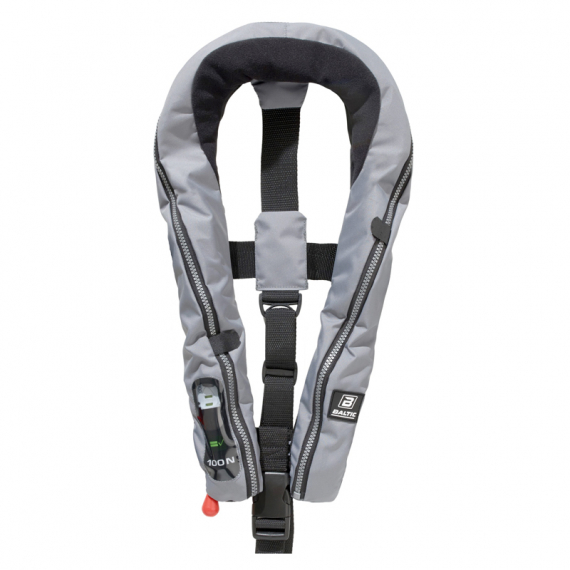 Baltic compact 100N Grå 30-110kg i gruppen Kläder & Skor / Flytplagg / Flytvästar / Uppblåsbara flytvästar hos Sportfiskeprylar.se (1352-000-1)