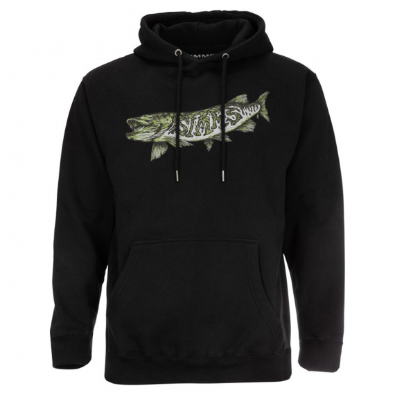 Simms Keeler Musky Hoody Black i gruppen Kläder & Skor / Kläder / Tröjor / Hoodies hos Sportfiskeprylar.se (13538-001-30r)