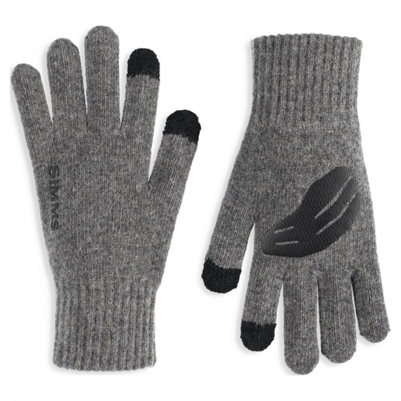 Simms Wool Full Finger Glove Steel i gruppen Kläder & Skor / Kläder / Handskar & Vantar hos Sportfiskeprylar.se (13540-030-2030r)