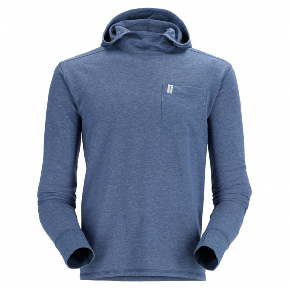 Simms Henry\'s Fork Hoody Navy Heather i gruppen Kläder & Skor / Kläder / Tröjor / Hoodies hos Sportfiskeprylar.se (13570-414-30r)